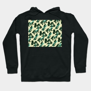 Fish Print Hoodie